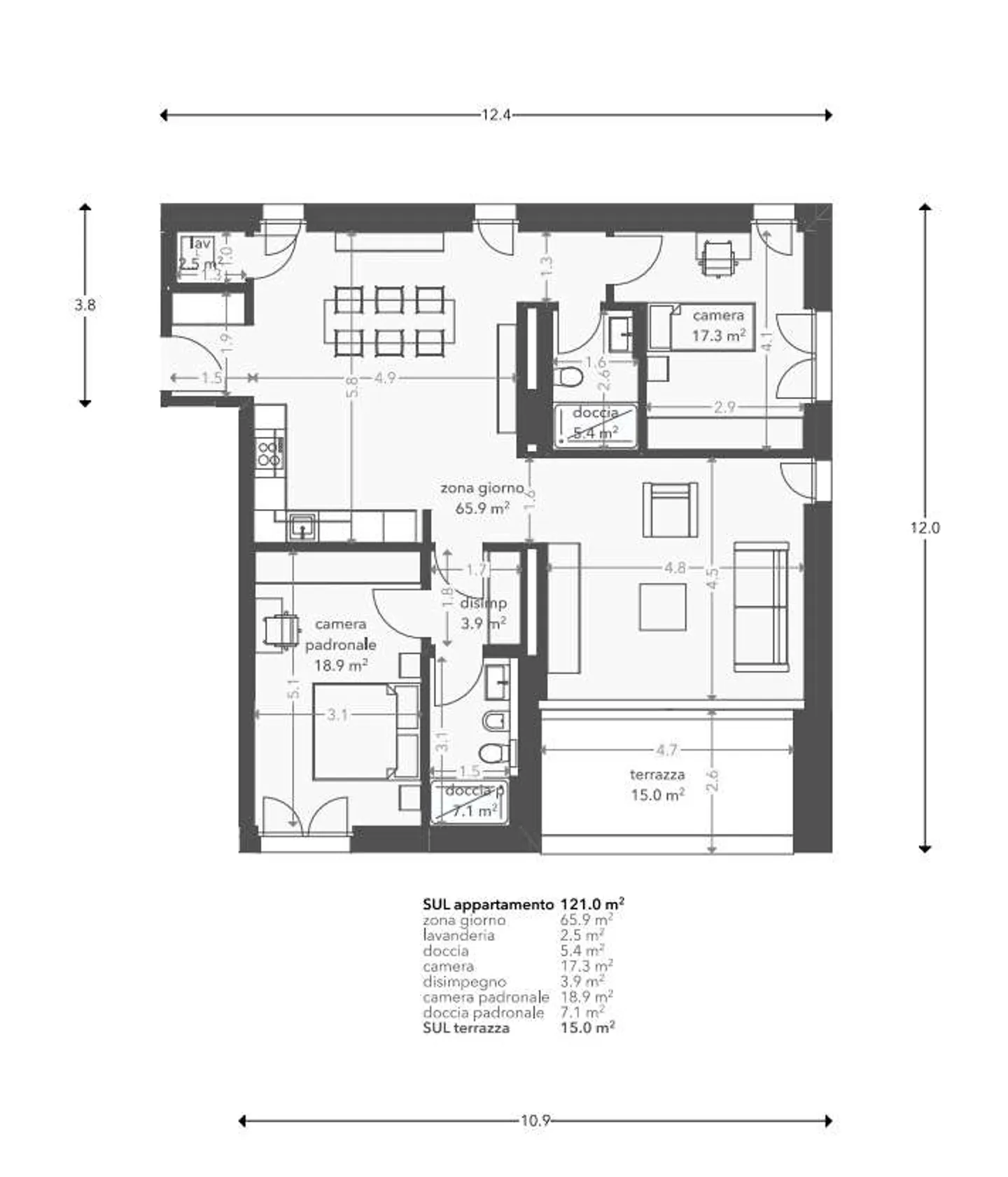 Nouvel appartement de 3,5 pièces avec balcon - Photo 13 sur 13