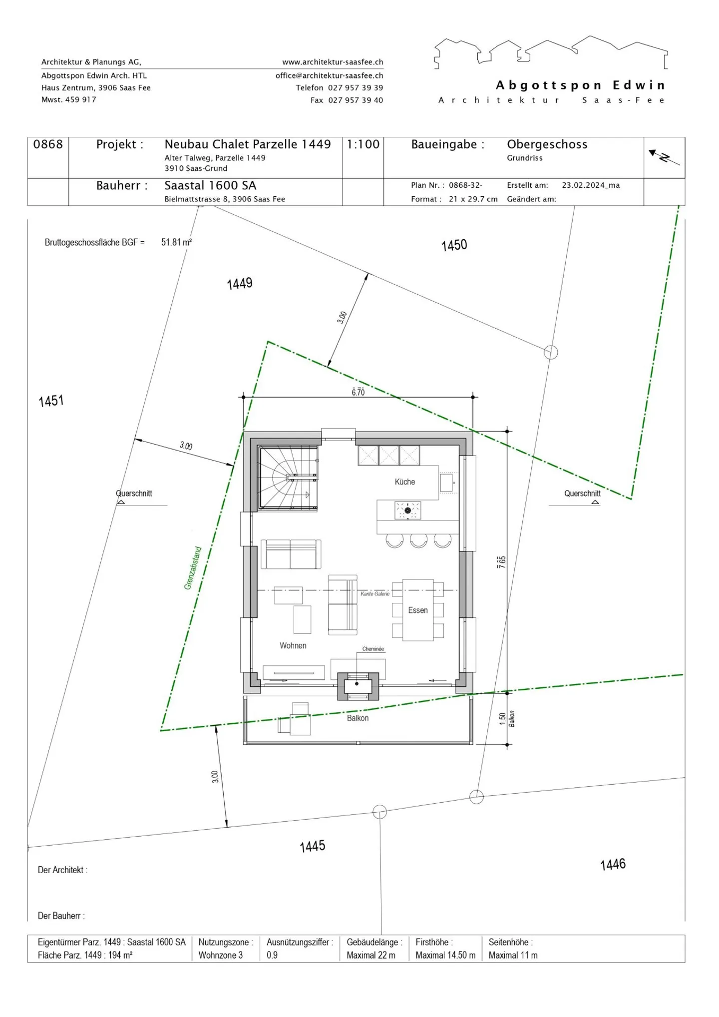 Snowstar Zen Lauinen Saas-Grund New Building 2025. Attractive Single-Family Home in Green - Photo 7 of 15