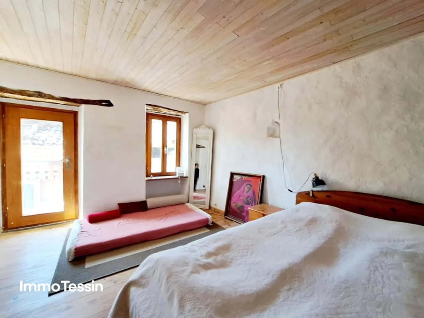 Maison Nucleo Tessiner spacieuse et charmante avec 2 appartements dans un bel emplacement avec vue sur les montagnes tessinoises - Photo 11 sur 13