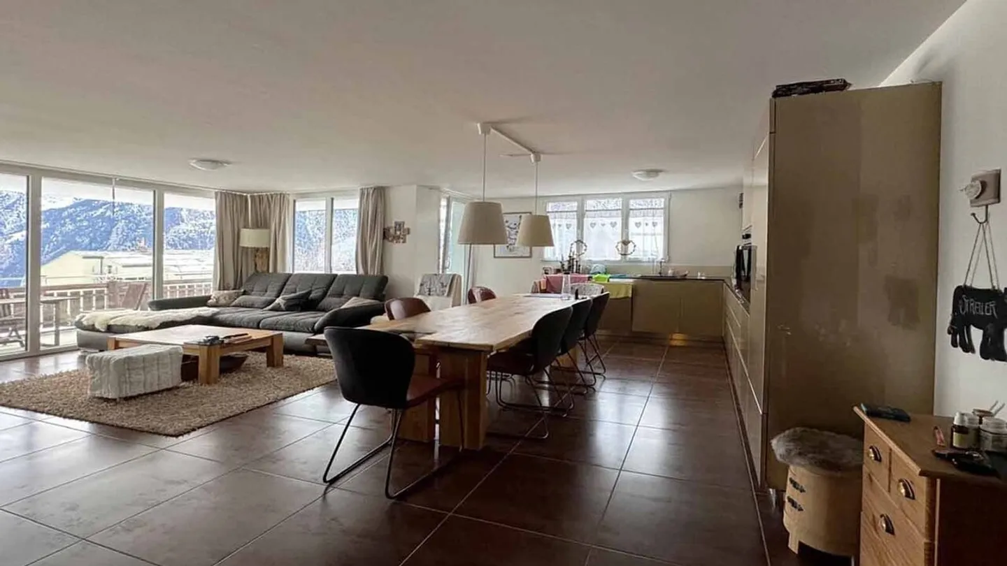 Magie alpine à Grächen – Votre appartement de rêve de 4,5 pièces vous attend ! - Photo 1 sur 9