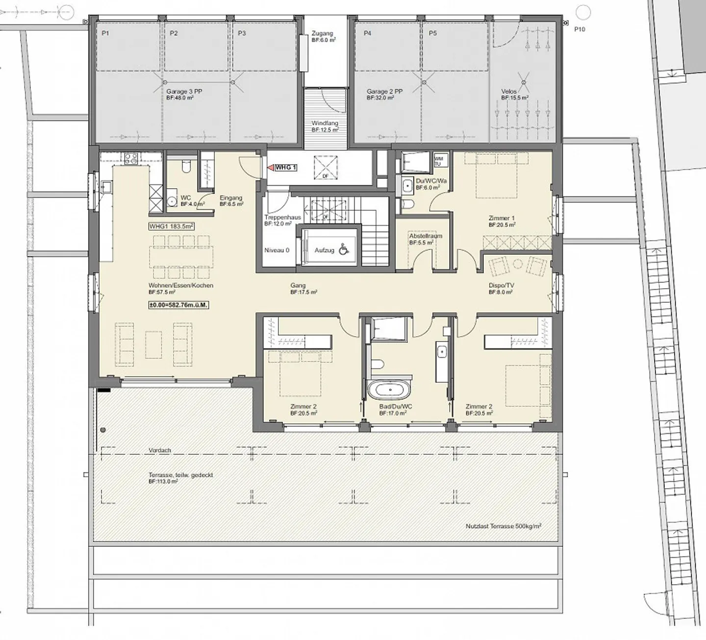 Penthouse de rêve avec vue grandiose - Photo 8 sur 8