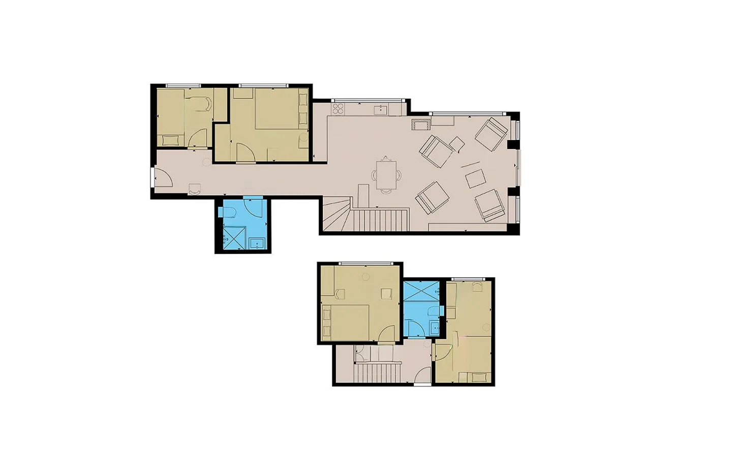 Appartement de 4,5 pièces au centre - Photo 2 sur 9