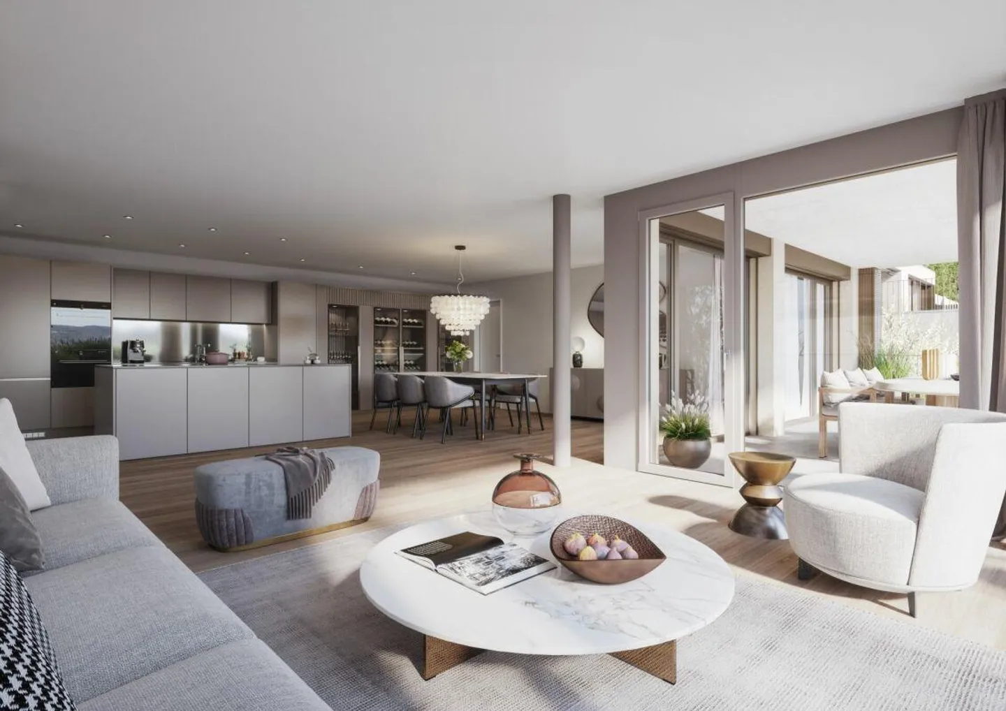 Casa a terrazza su due piani nel nuovo progetto di costruzione Dorfblick Copia - Foto 4 di 8
