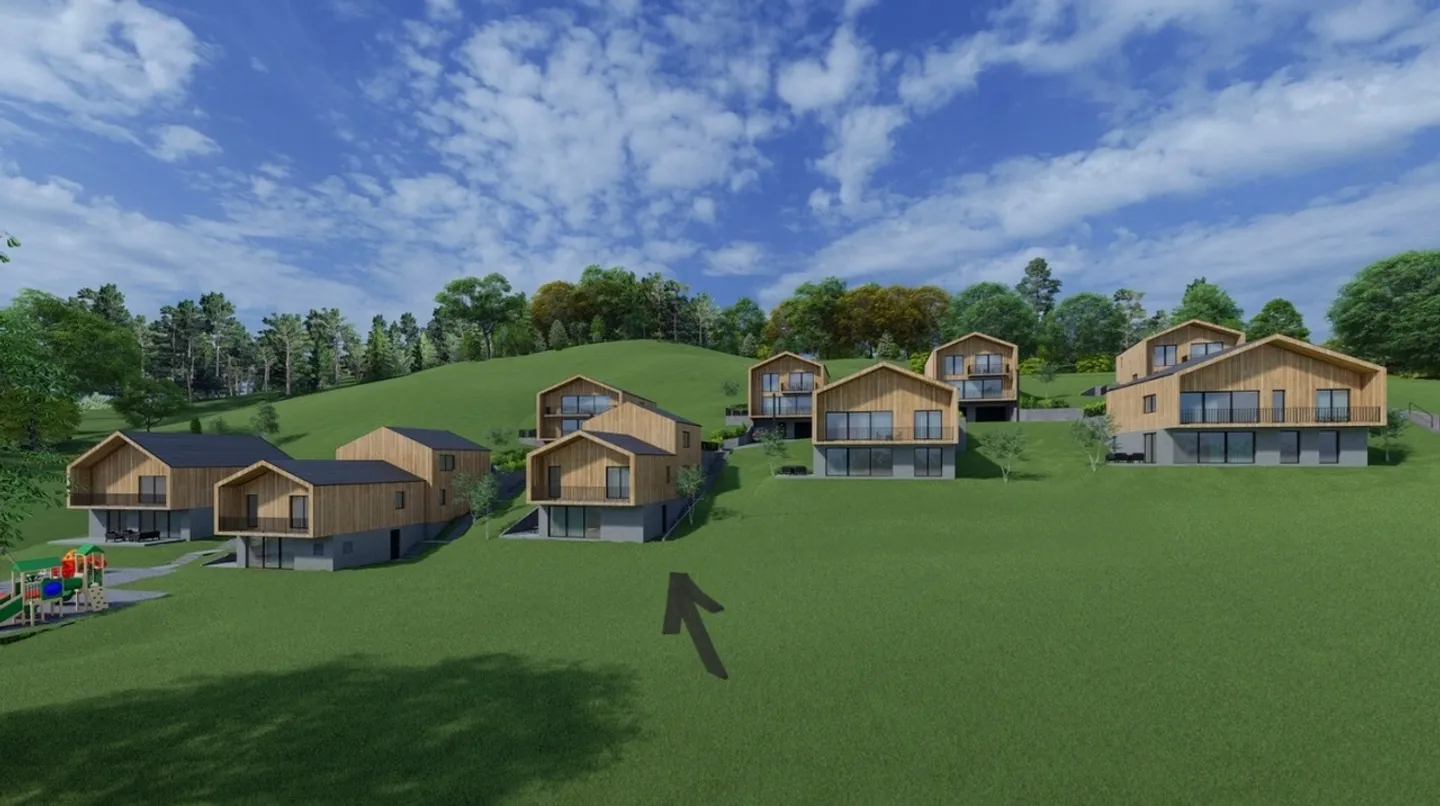 Wunderschönes Reihenhaus-Chalet-Villa mit 4,5 Zimmern in Vérossaz - Foto 1 von 4