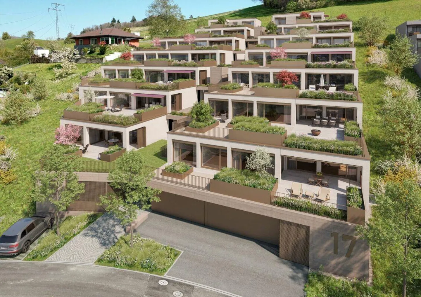 Casa a terrazza su due piani nel nuovo progetto di costruzione Dorfblick Copia - Foto 6 di 8