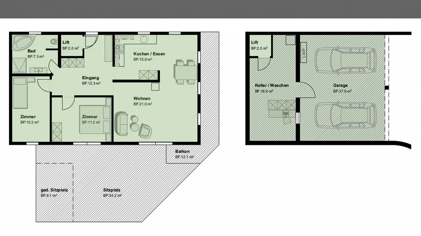 Charming single-family home at 920m above sea level with unobstructed views of the lake and mountains - Photo 8 of 8