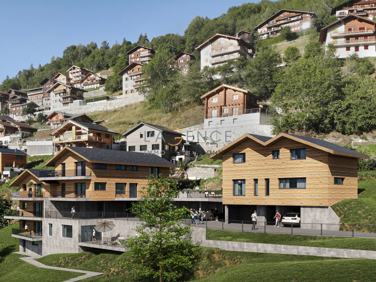 50'000.- FRS DE FONDS PROPRES OFFERTS - VILLA 4,5 ZIMMER NEU - Foto 1 von 3