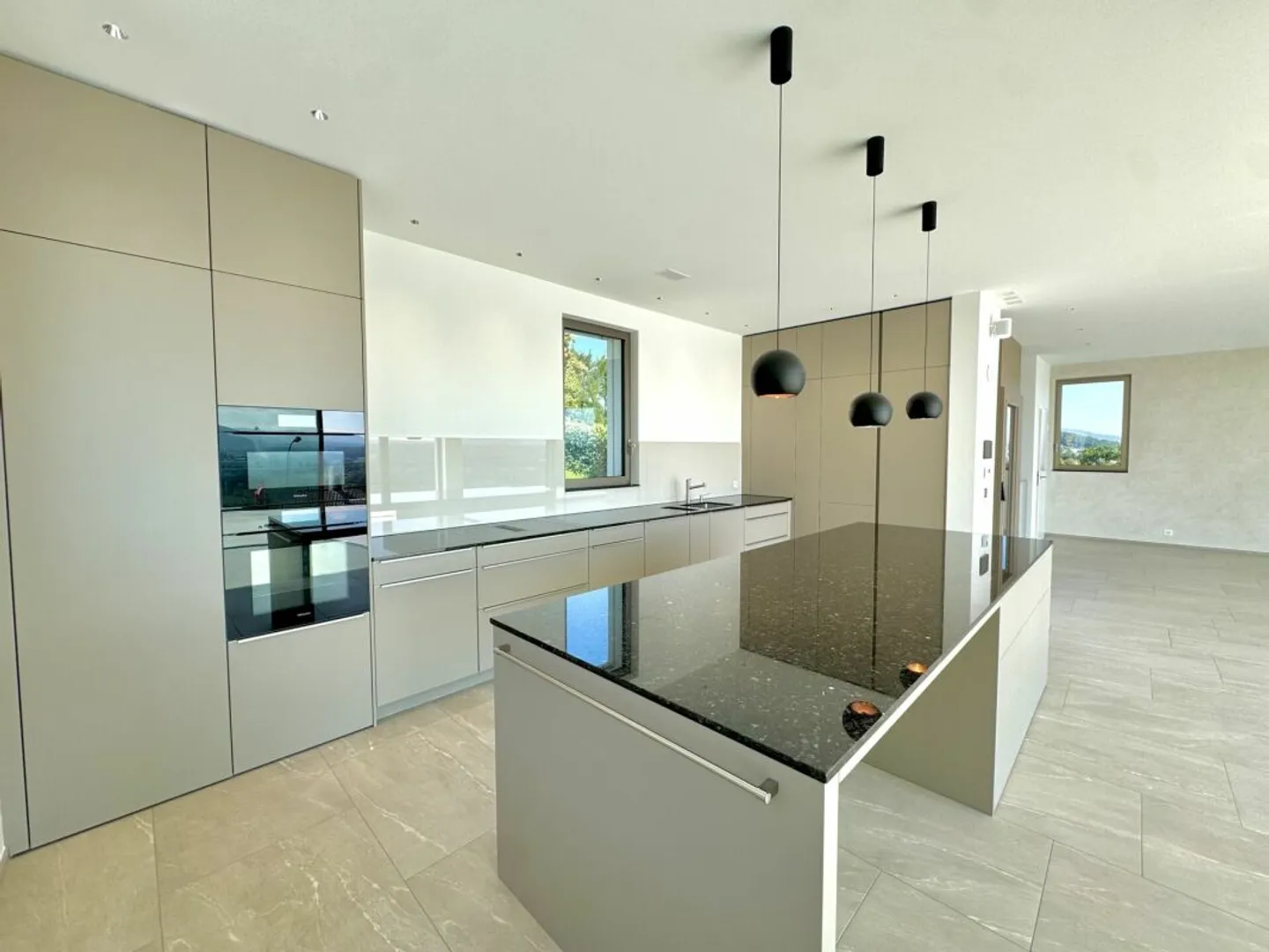 Dream house with modern technology, solar system and spectacular terrace with mountain view in Auenstein - Photo 7 of 18