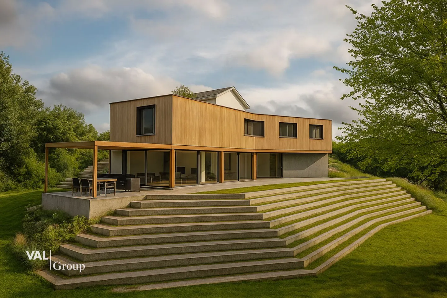 Building land with approved single-family house in an exclusive, elevated location - Photo 1 of 11