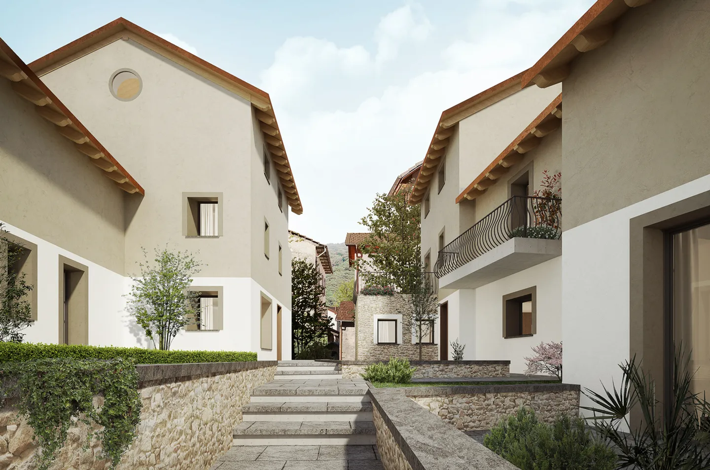 Casa di nucleo completamente ristrutturata a Gnosca - Foto 1 di 3