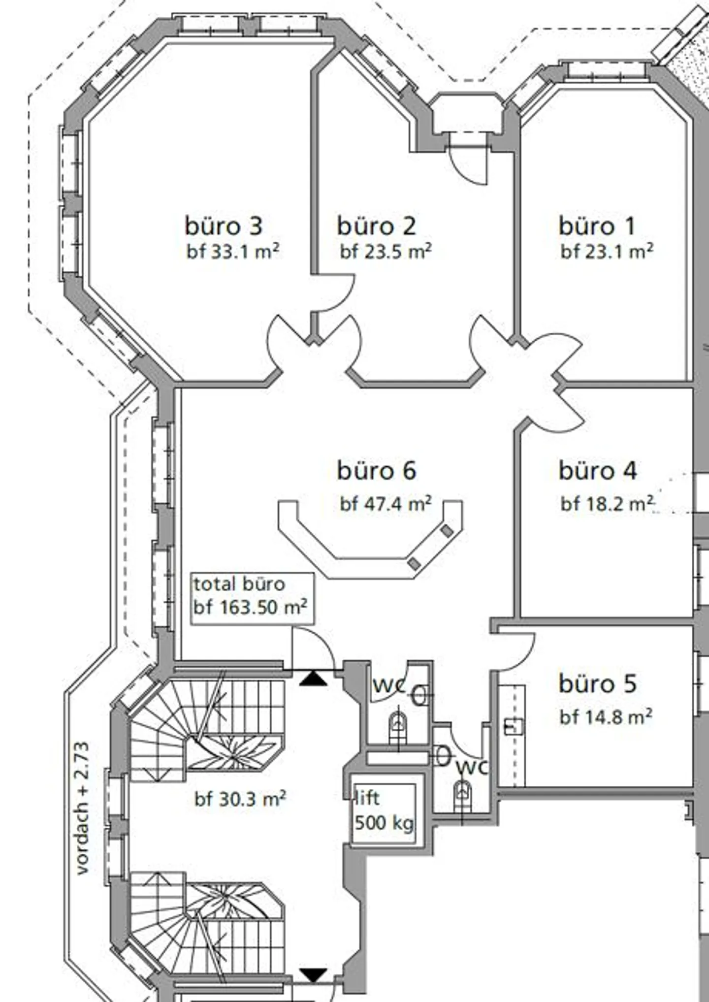 Helle Büro-/ Praxisfläche an gut erschlossener Lage in Sevelen - Foto 12 von 12