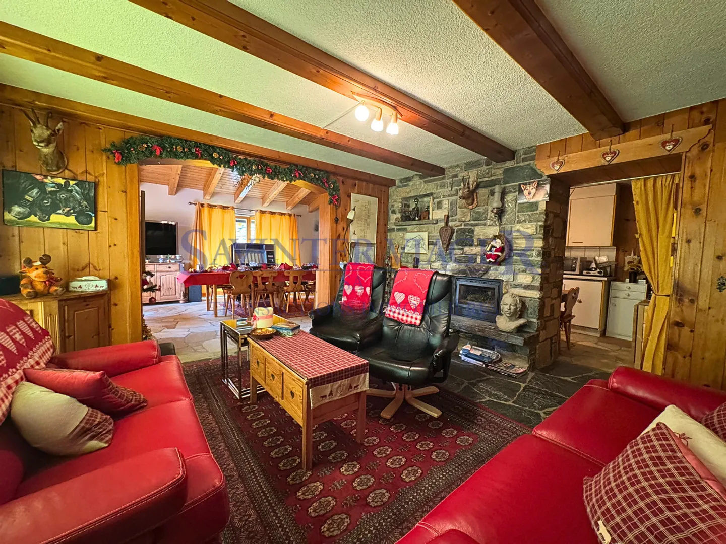 Savièse, Chalet Rustique avec Vue Imprenable - Rente Viagère Occupée - Photo 15 sur 18