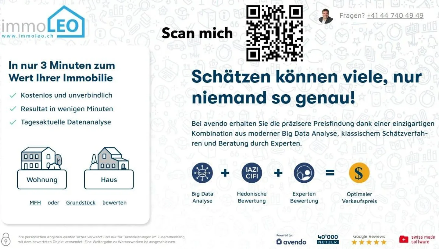 Helle  5.5-Zi.-Dachwohnung mit Balkon in Unterengstringen - Foto 13 von 13