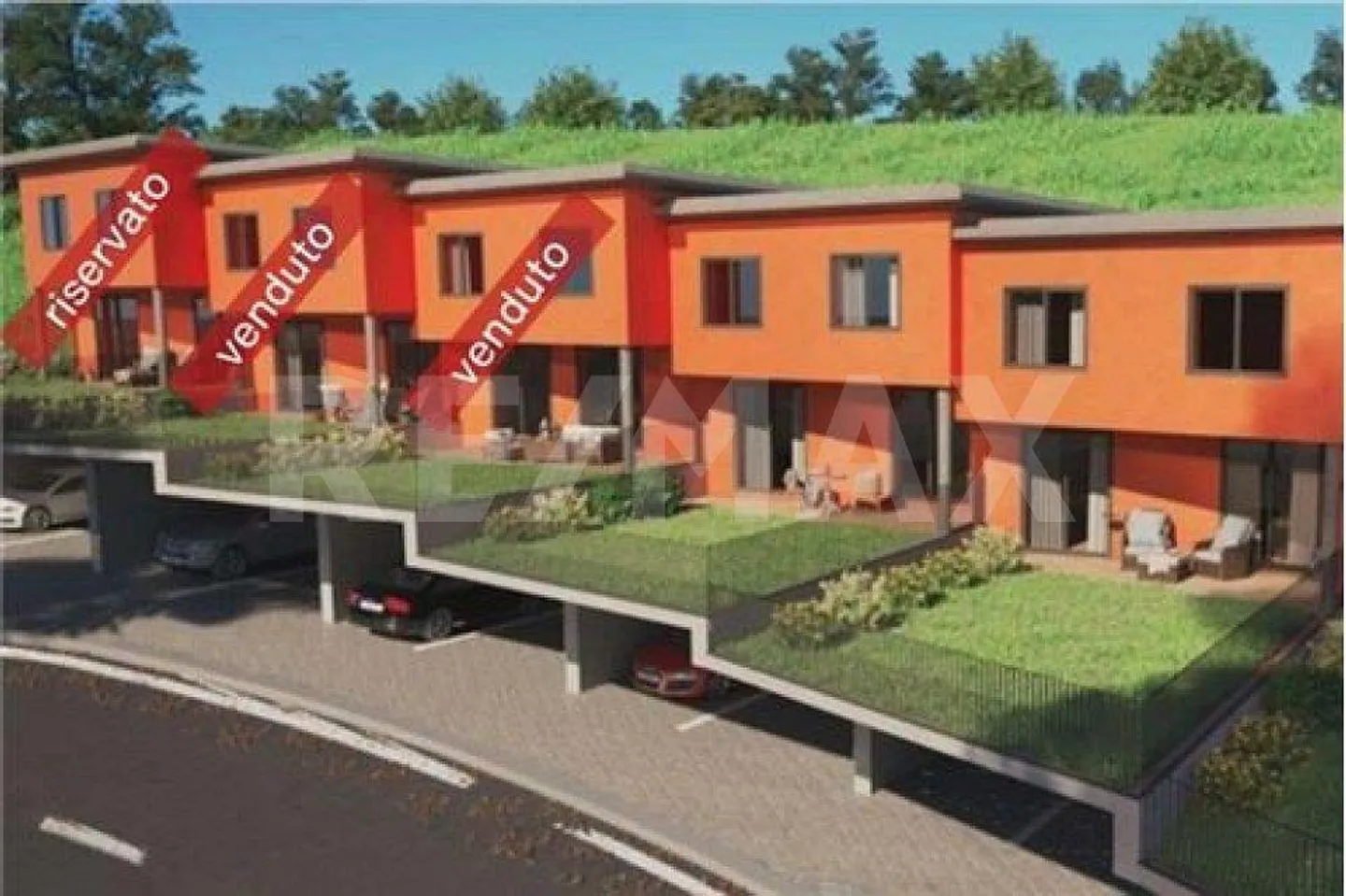 Bau von 6 Häusern mit genehmigter Baugenehmigung - Foto 1 von 13