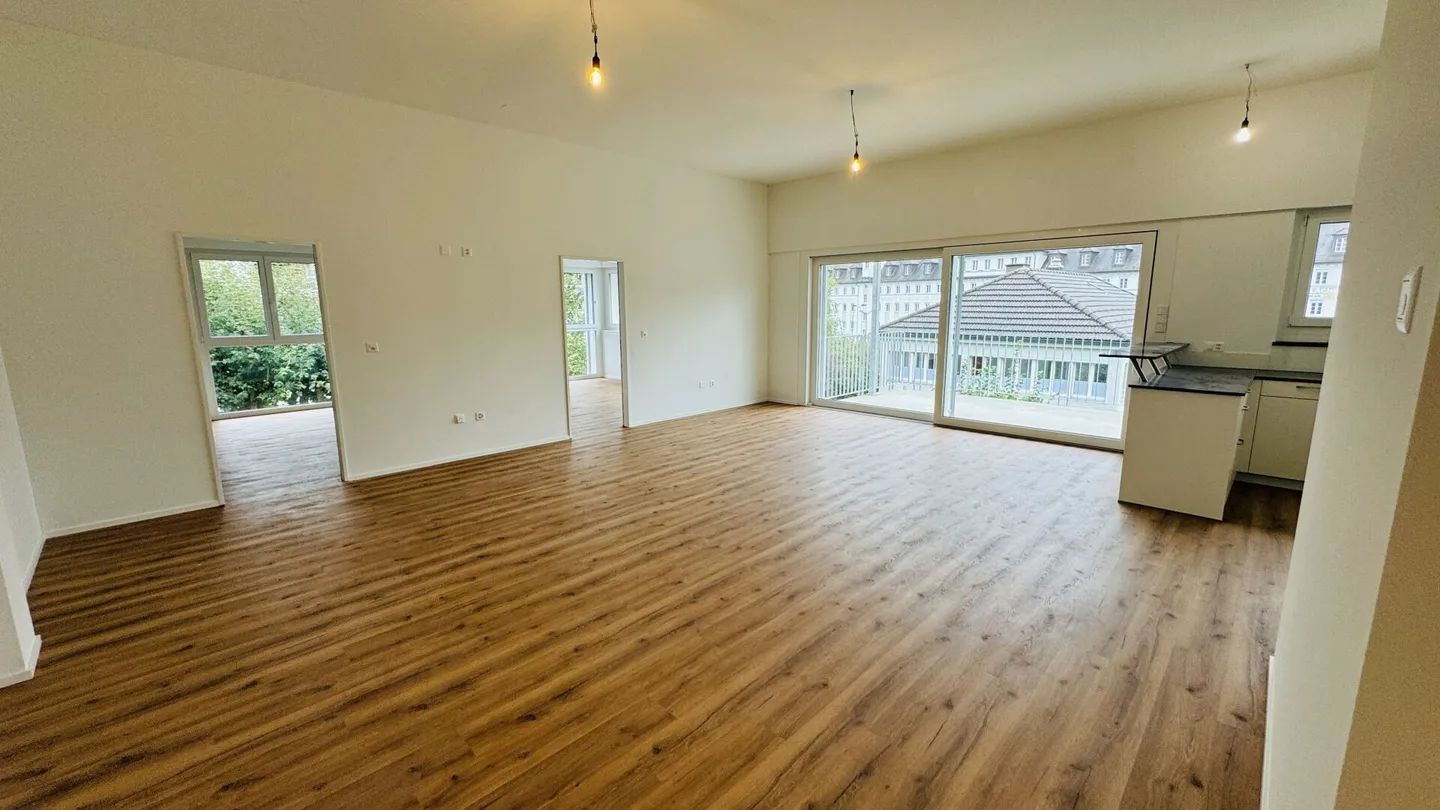 Appartements neufs fantastiques : (202) 3,5 pièces, grandes terrasses, hauts plafonds, cave, WM/TU - Photo 6 sur 11