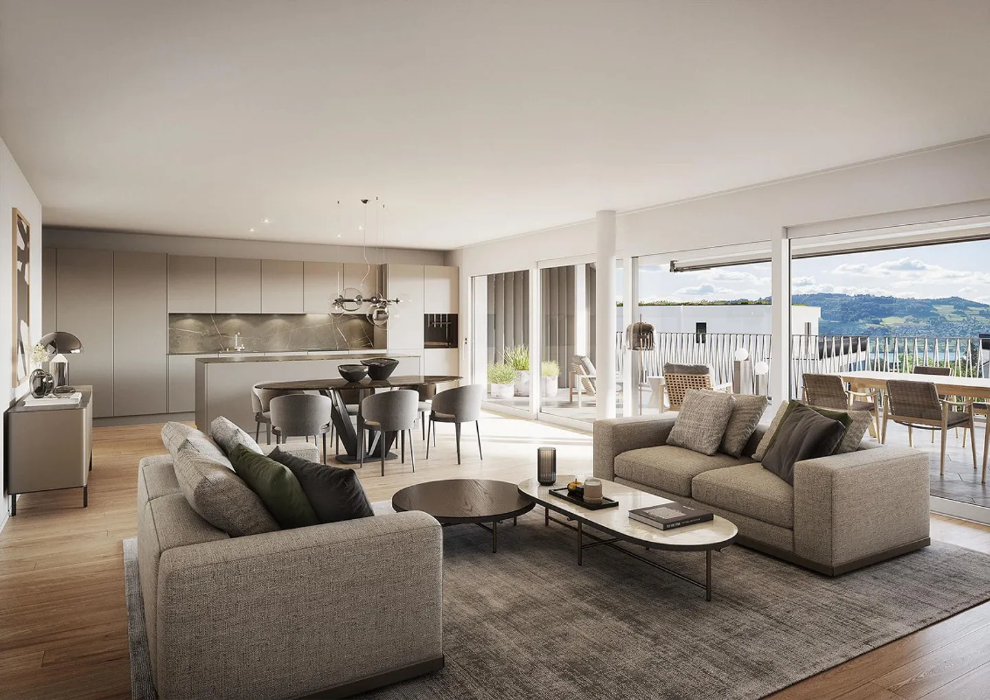 Maisonette giardino 4.5 stanze nel progetto di nuova costruzione AEON - Foto 1 di 3