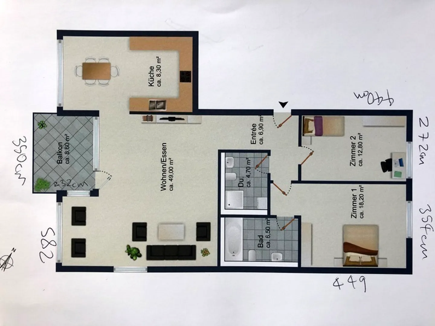APPARTAMENTO 3½ STANZE A BASEL - GELLERT/ST. ALBAN, ARREDATO - Foto 10 di 10