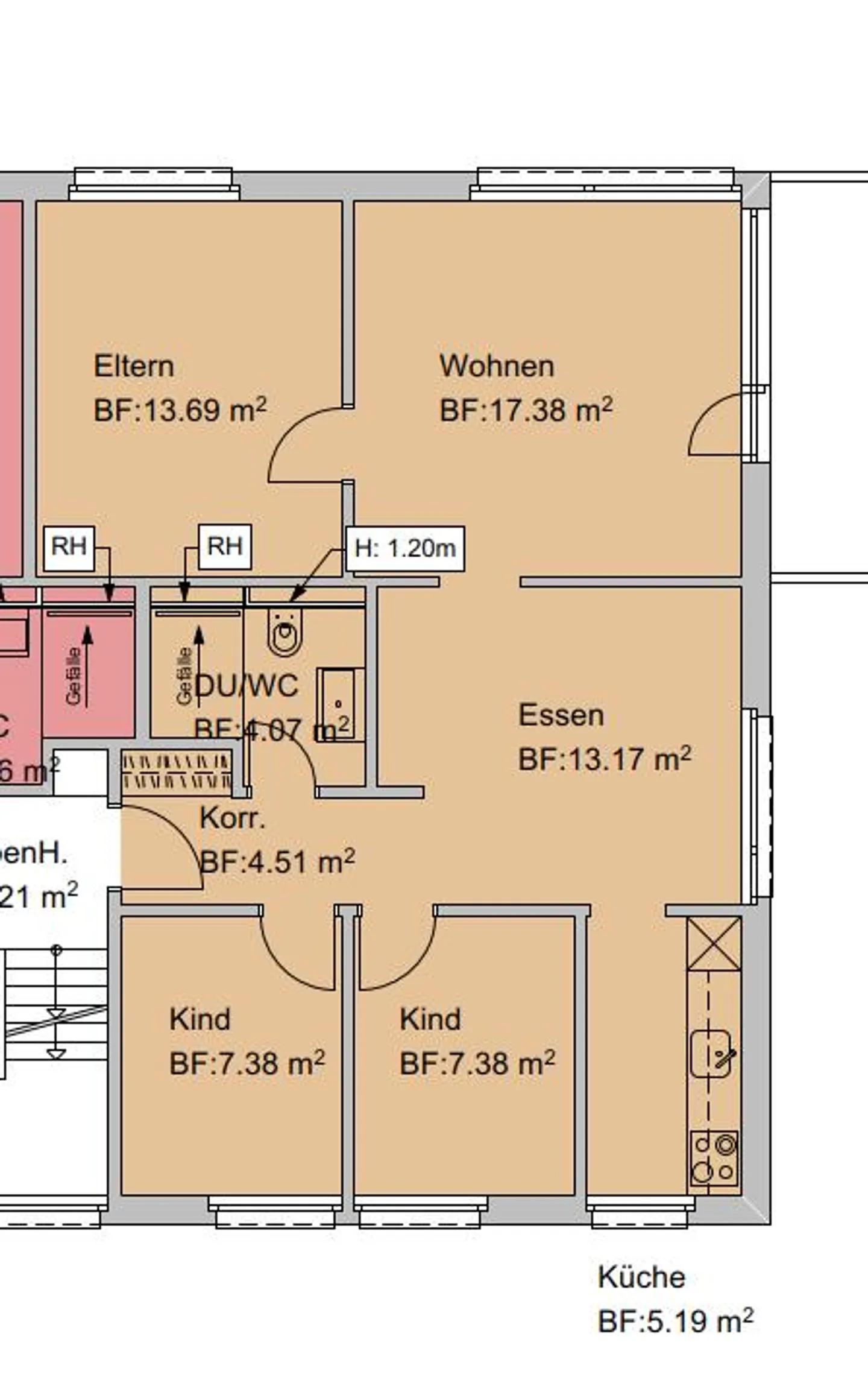 Newly renovated 4.5-room apartment in a city-close location - Photo 6 of 6