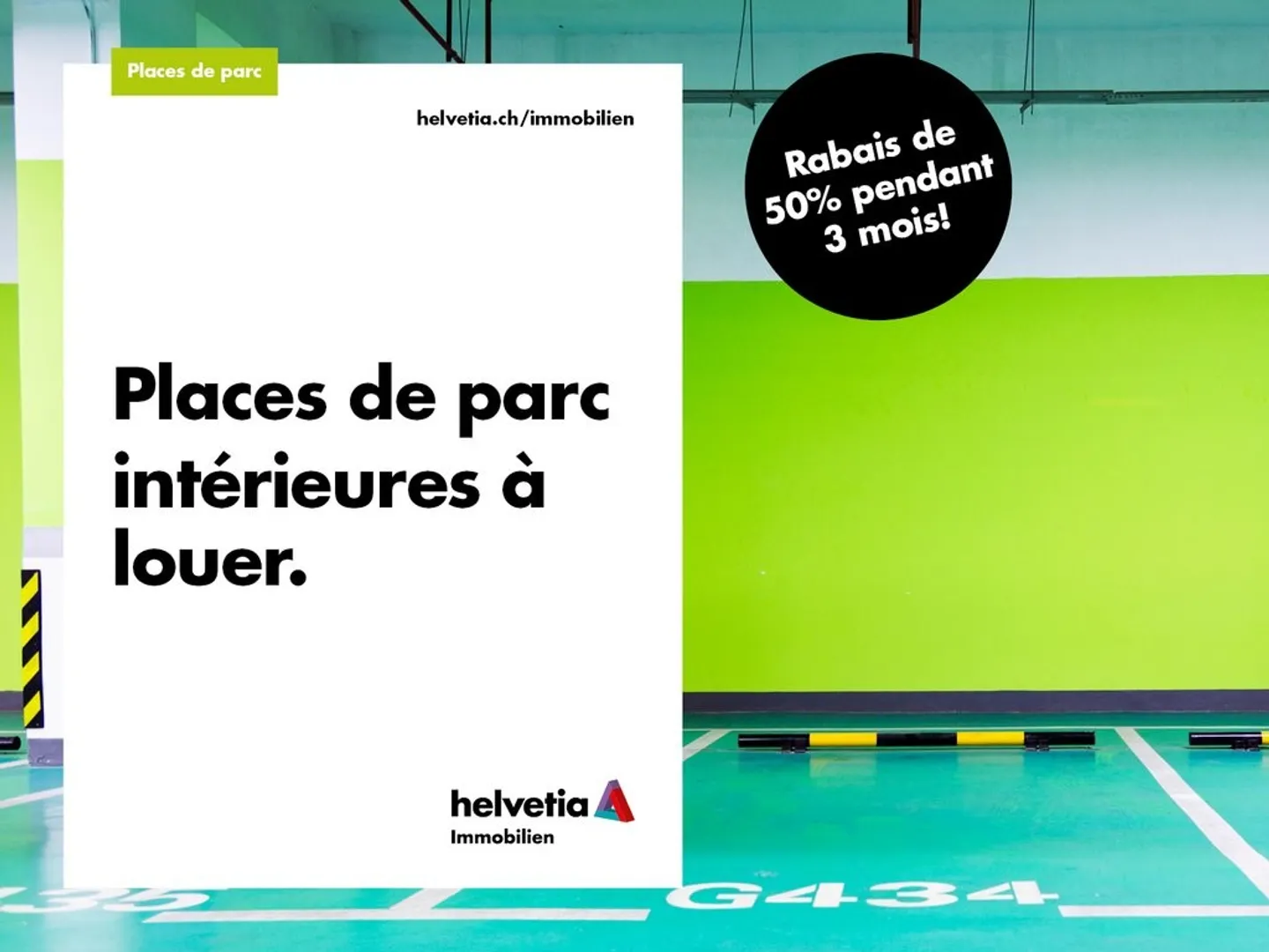 Indoor parking space in a collective parking lot. - Photo 2 of 2