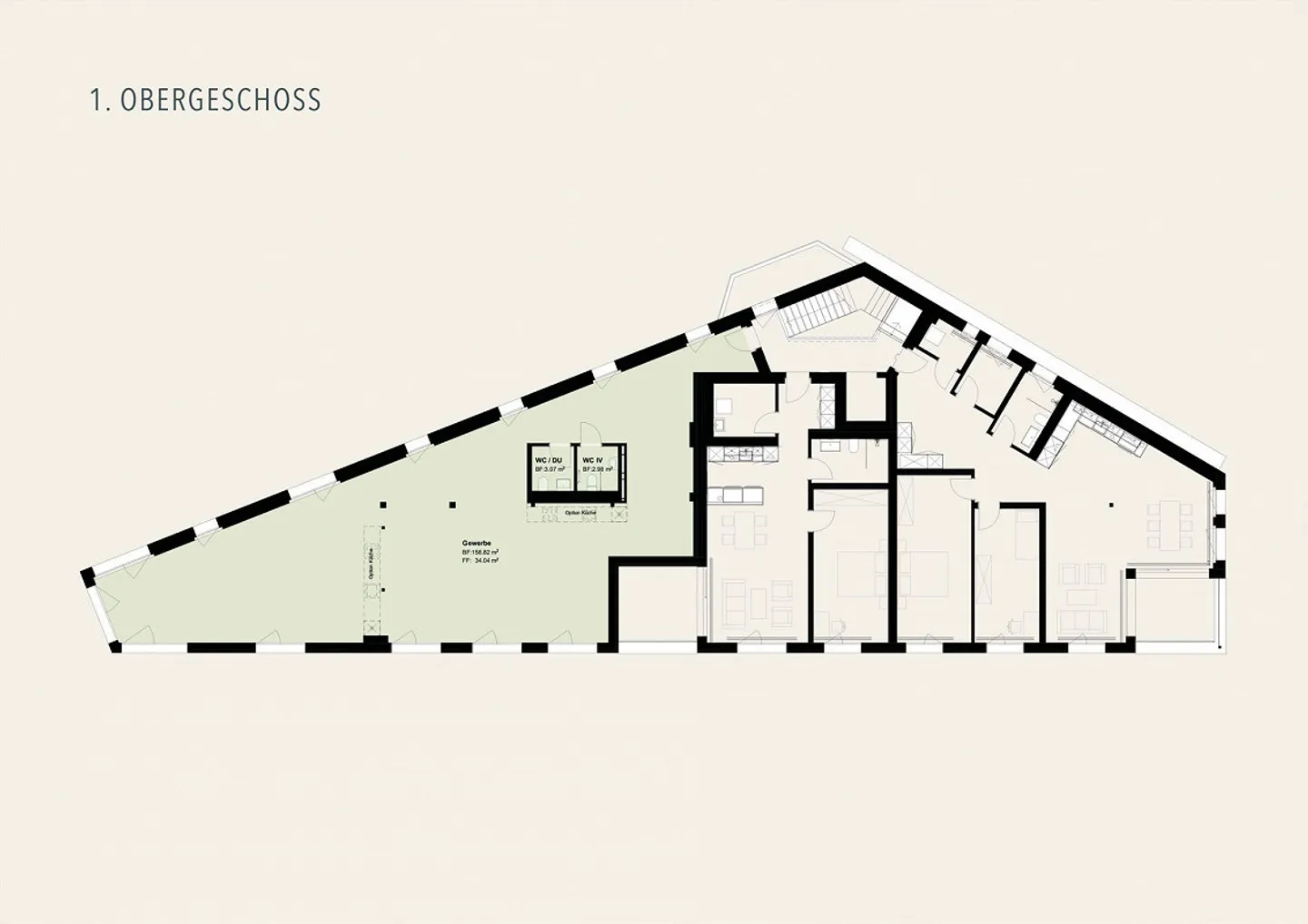 163 m2 Büro - Ideal für Ihr Unternehmen! - Foto 6 von 6