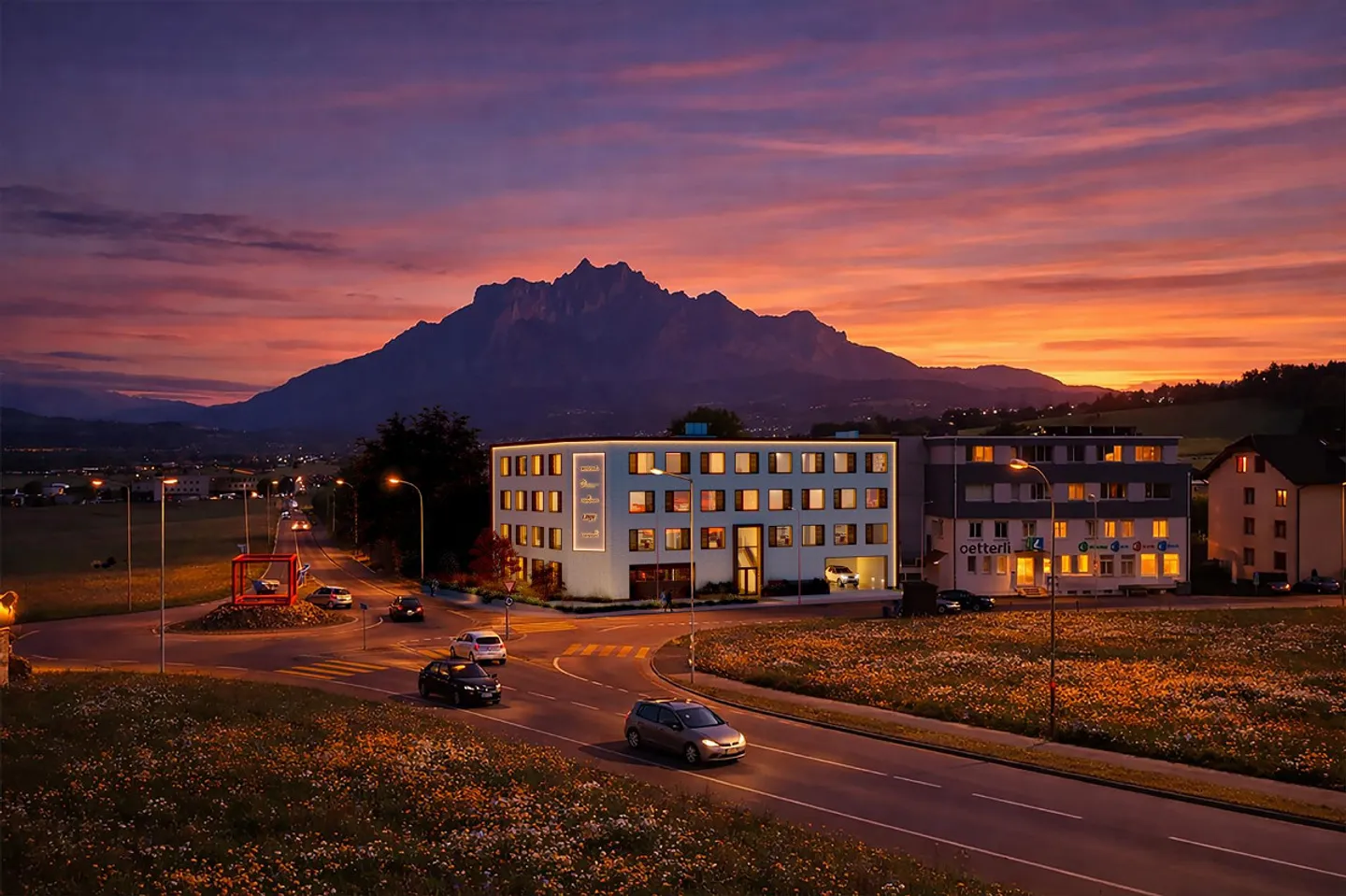Appartement Penthouse 5.5 pièces avec panorama sur le Pilatus - Photo 2 sur 2