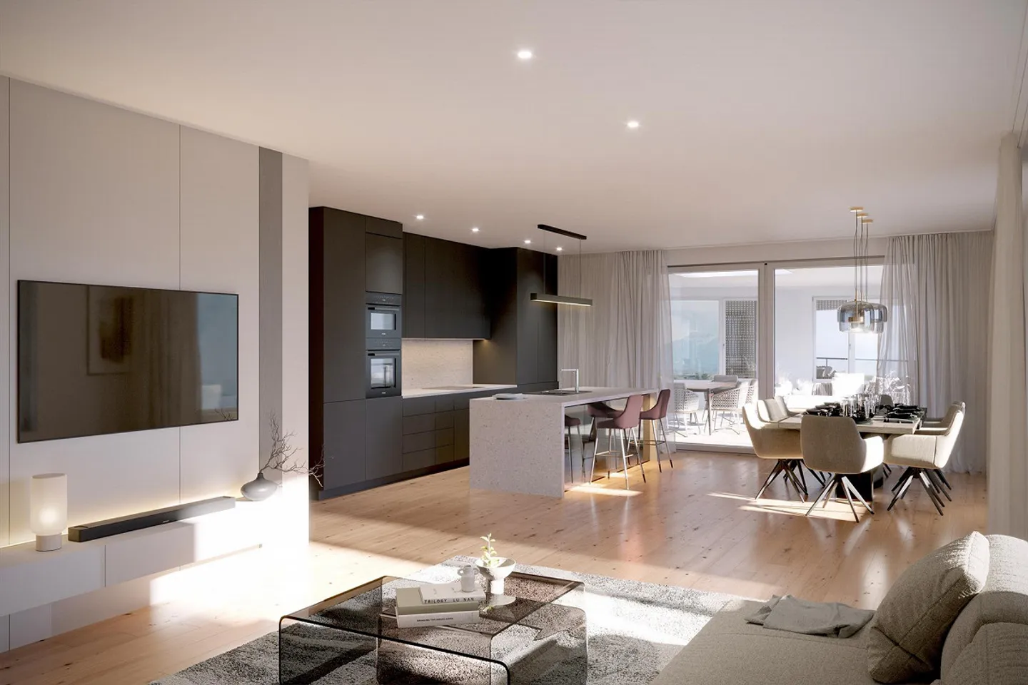 Appartement Penthouse 5.5 pièces avec panorama sur le Pilatus - Photo 1 sur 2