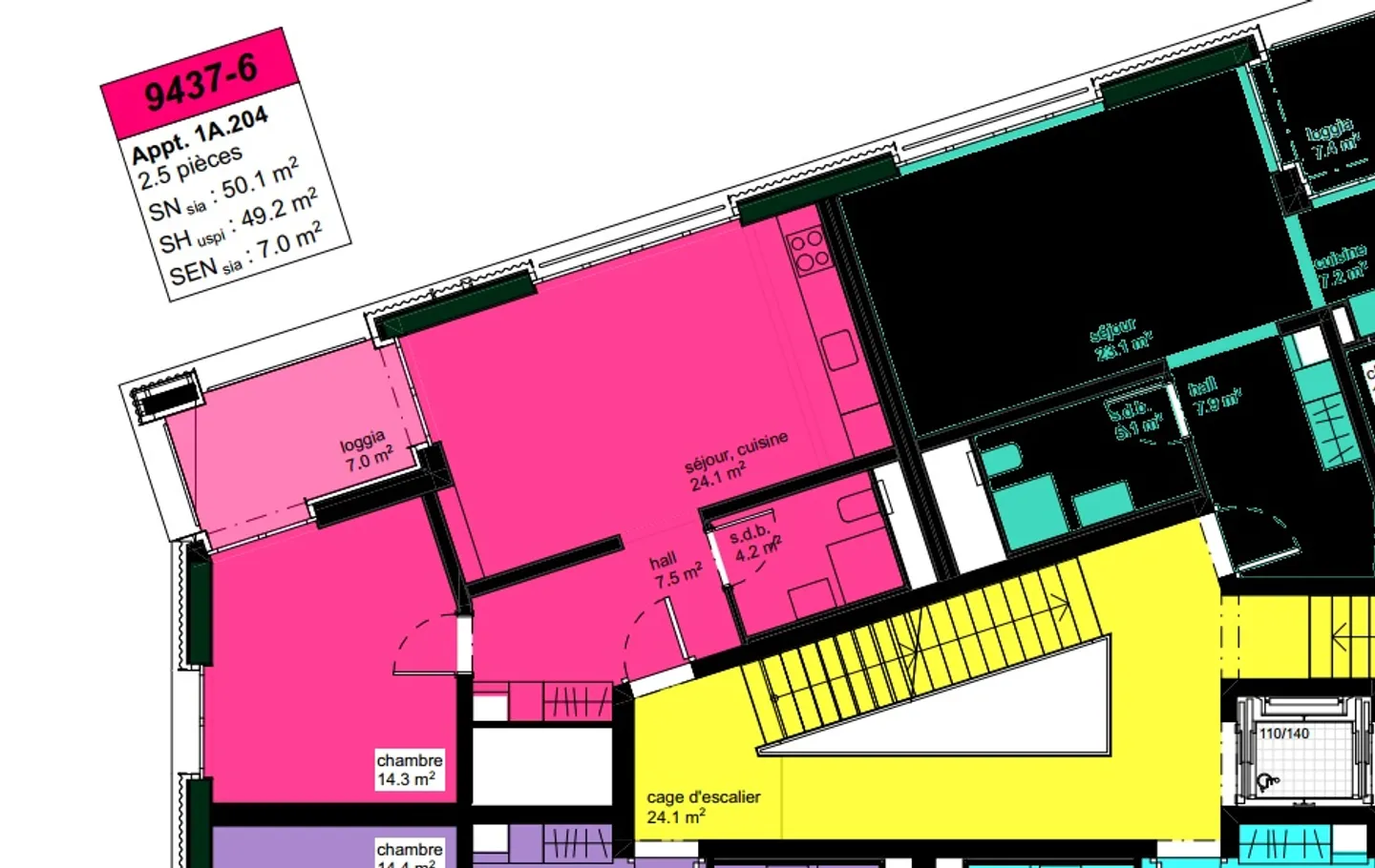 Appartamento in affitto - Foto 6 di 7
