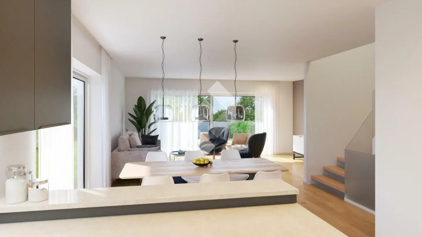 Spacious adjoining villa on 3 levels with 5.5 rooms, with a gross area of 176 m2. - Photo 6 of 9