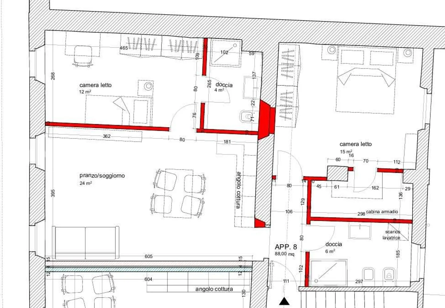 MENDRISIO CAPOLAGO: 3.5 LOC. VISTA LAGO - secondario - Foto 9 di 9