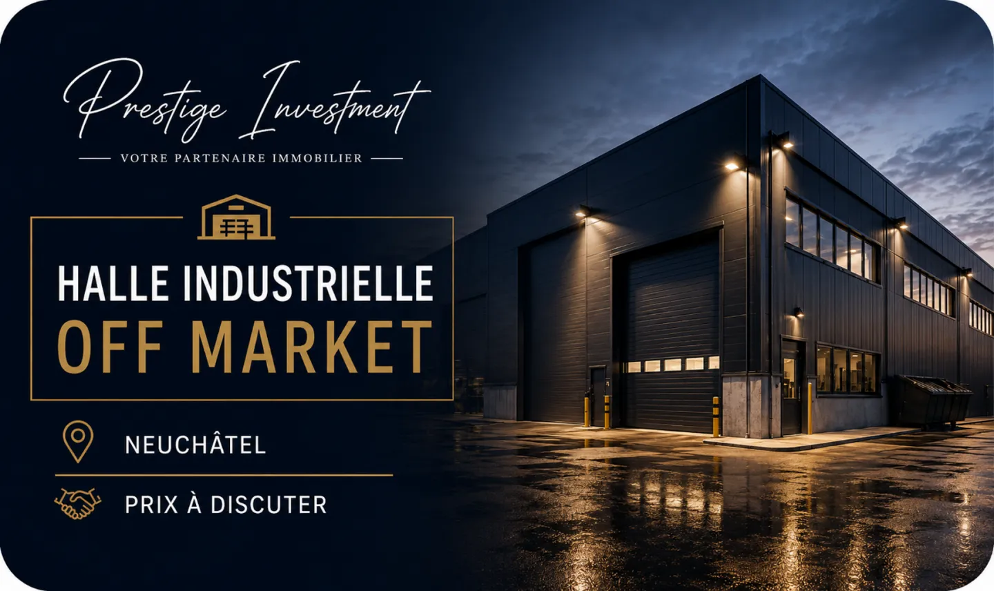 Halle Industriale OFF MARKET Neuchâtel - Foto 1 di 1