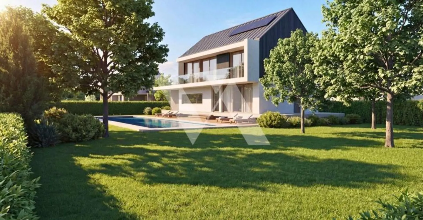 For sale under construction - Exceptional semi-detached villa with garden, terrace and balcony - Photo 1 of 5