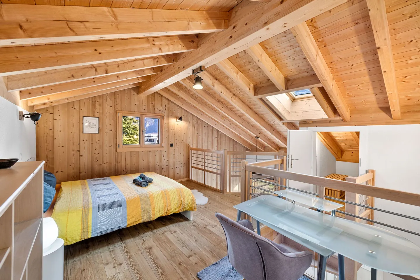 Charming semi-detached house with 3 rooms and 1/2 of 110 m2 in the heart of the vineyards of Saillon - Photo 14 of 20