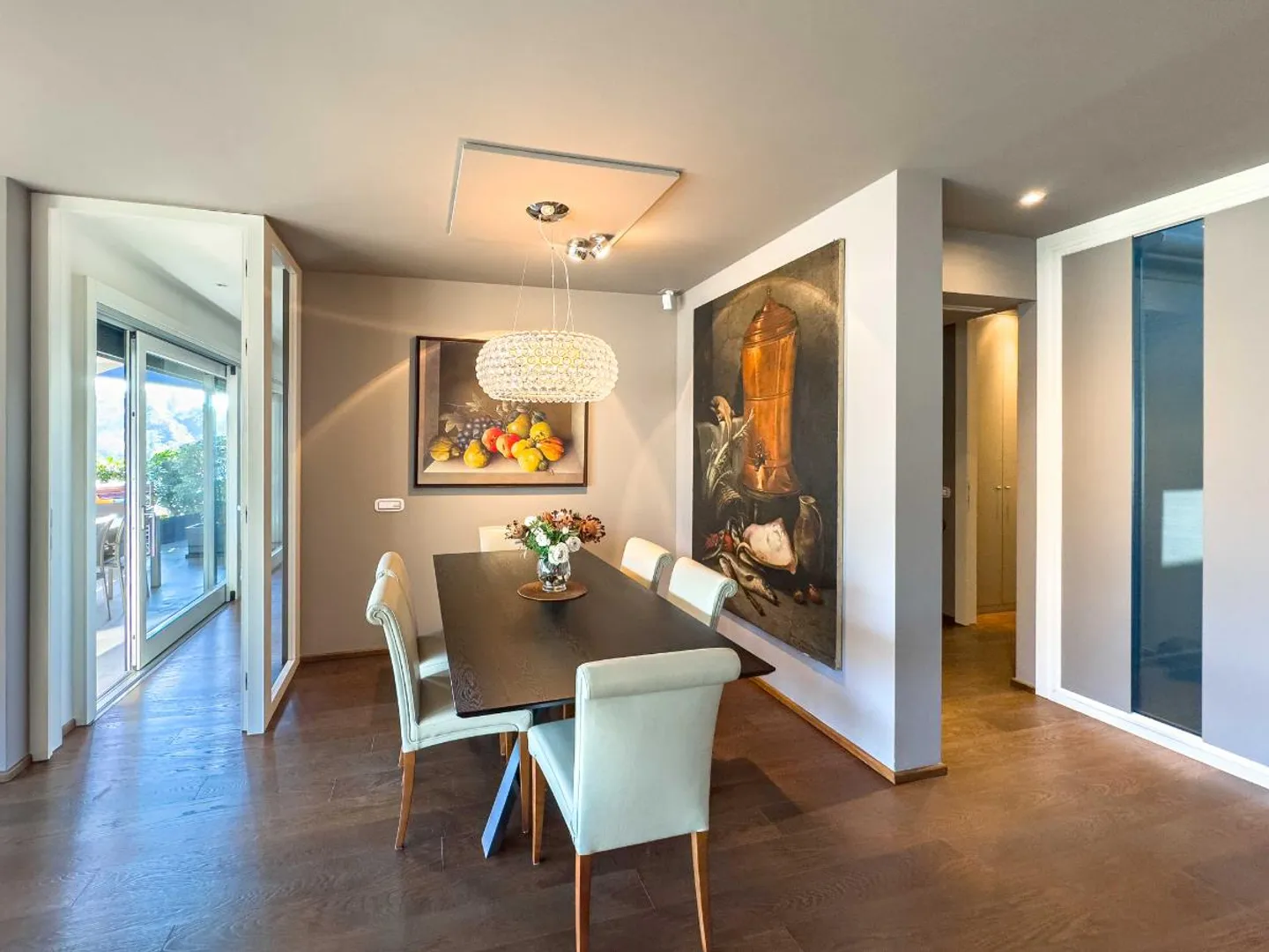«Grande e prestigioso attico vista lago a Porza» - Foto 4 di 6