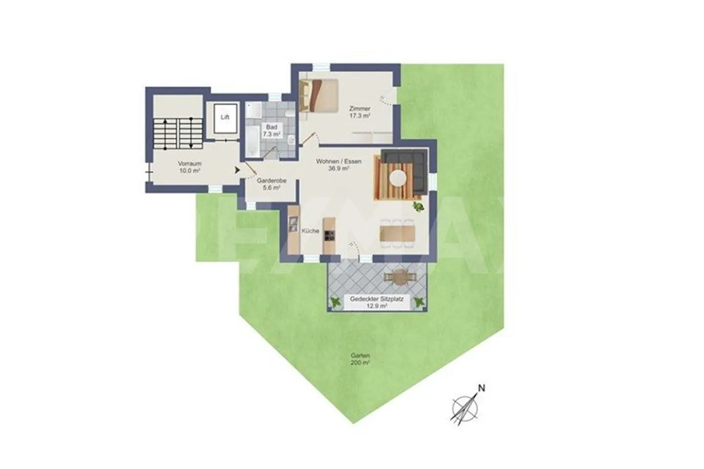 Charming Garden Apartment with Large Surroundings - Photo 11 of 13