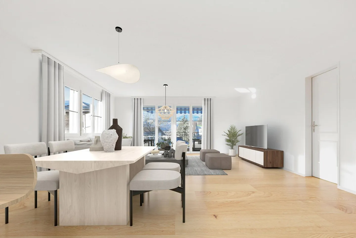 3.5-Zi-Oase im Haslachquartier – Wohnen mit Loggia und Weitblick - Foto 1 von 13
