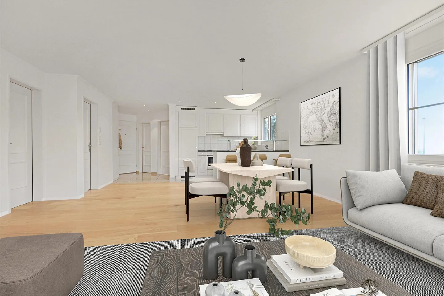 3.5-Zi-Oase im Haslachquartier – Wohnen mit Loggia und Weitblick - Foto 3 von 13
