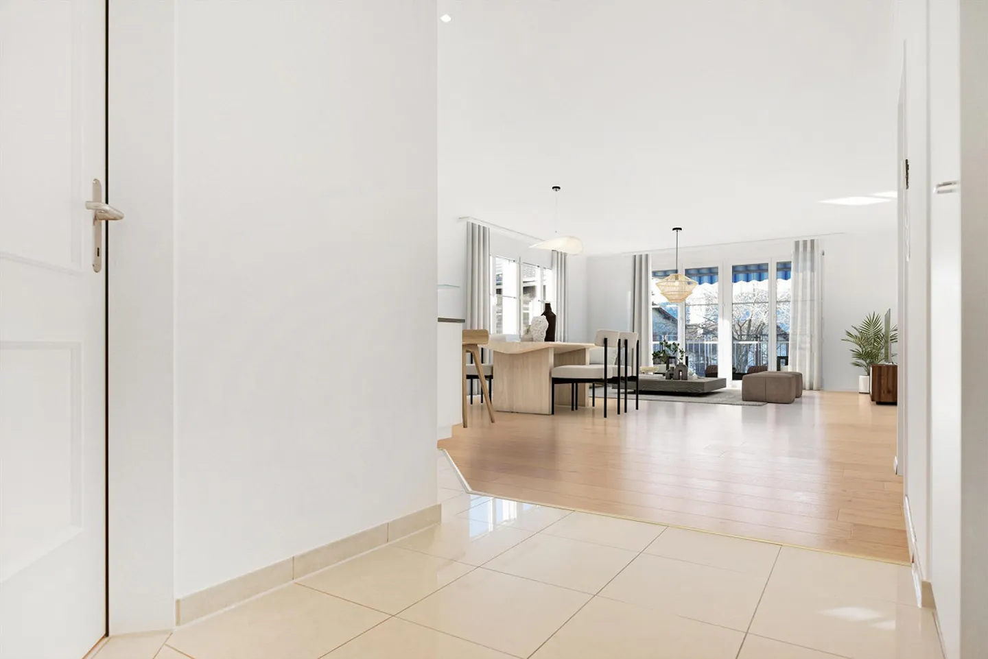 3.5-Zi-Oase im Haslachquartier – Wohnen mit Loggia und Weitblick - Foto 7 von 13