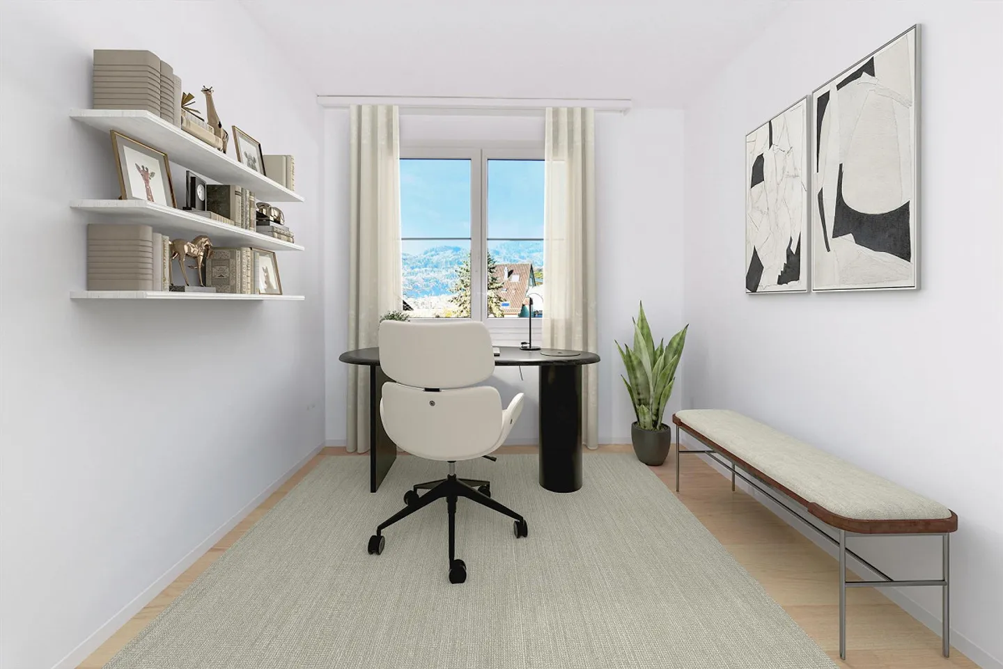 3.5-Zi-Oase im Haslachquartier – Wohnen mit Loggia und Weitblick - Foto 13 von 13