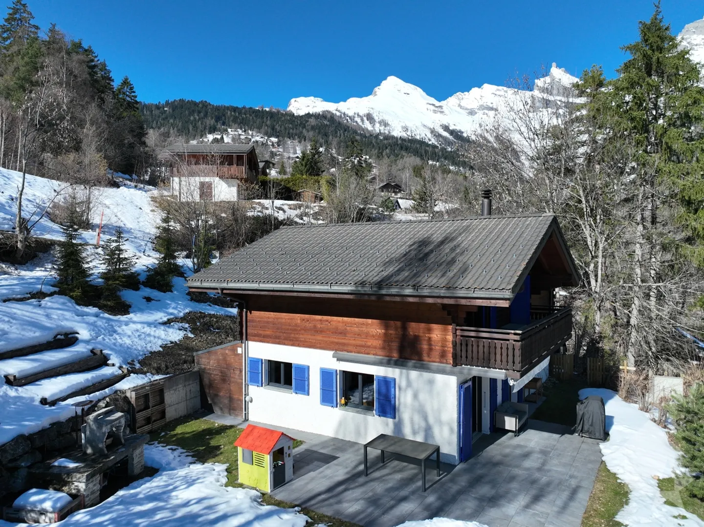 Chalet Charmant aux Mayens-de-Chamoson - Photo 2 sur 16