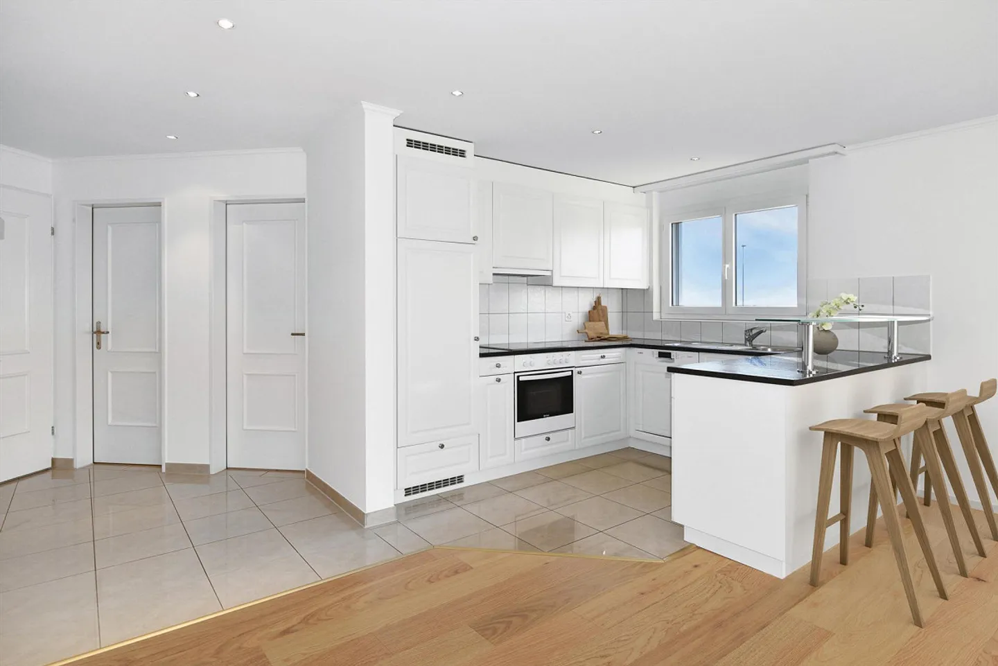 3.5-Zi-Oase im Haslachquartier – Wohnen mit Loggia und Weitblick - Foto 6 von 13