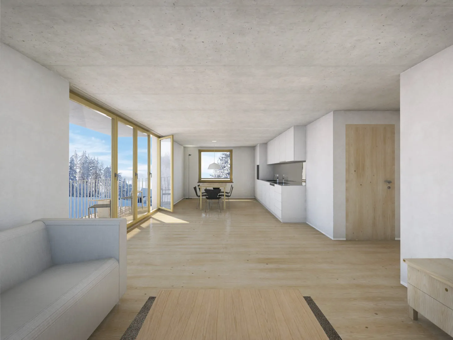 Appartement 3.5 pièces (résidence principale) dans la nouvelle "Casa La Muotta" en périphérie de Falera - Photo 1 sur 8