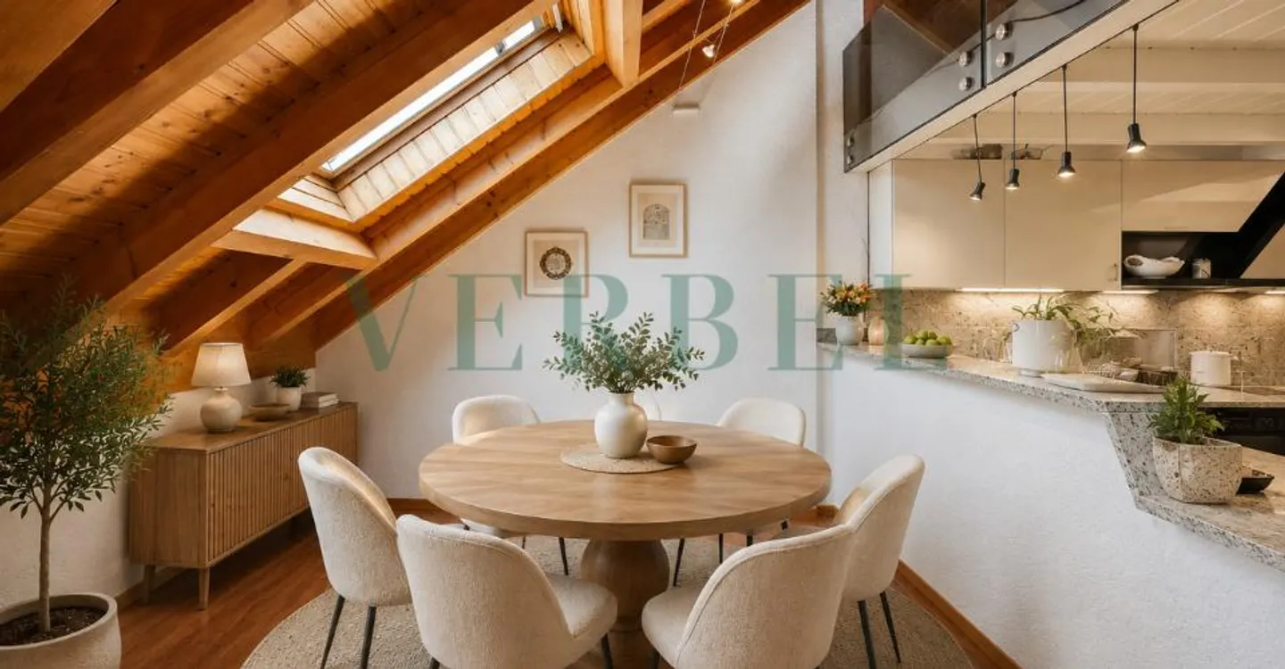 Penthouse Charmant avec Vue sur le Lac - Photo 3 sur 10
