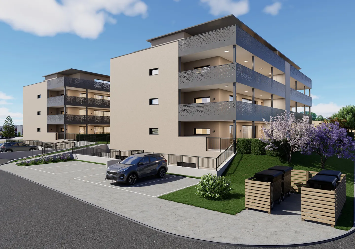 Appartements de 4.5 pièces au rez-de-jardin - visites possibles ! - Photo 2 of 6