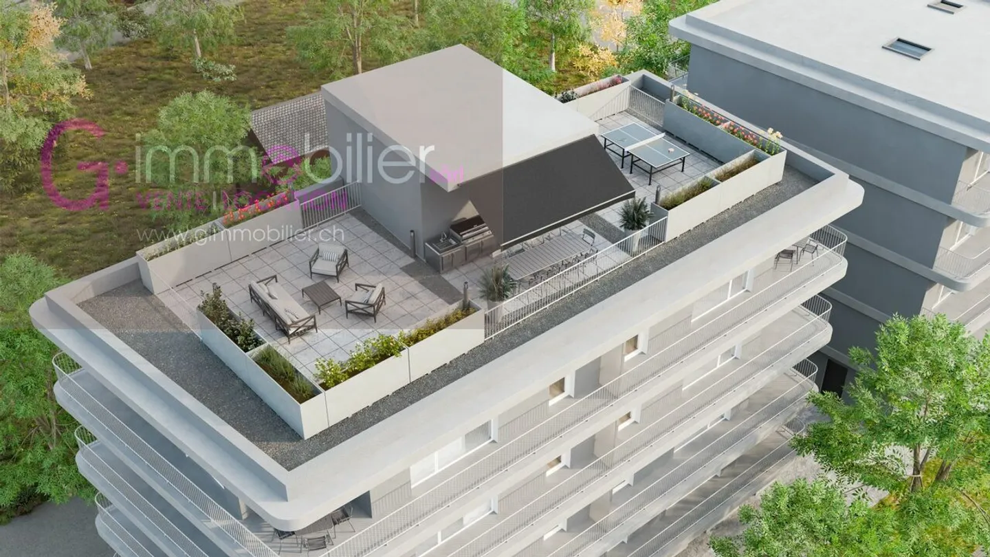 Contemplate this view of the castles 3.5 and 4.5 room apartments - Photo 6 of 12