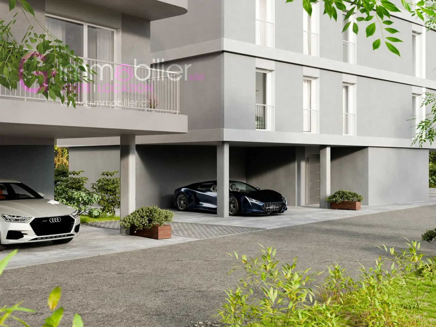 Contemplate this view of the castles 3.5 and 4.5 room apartments - Photo 8 of 12