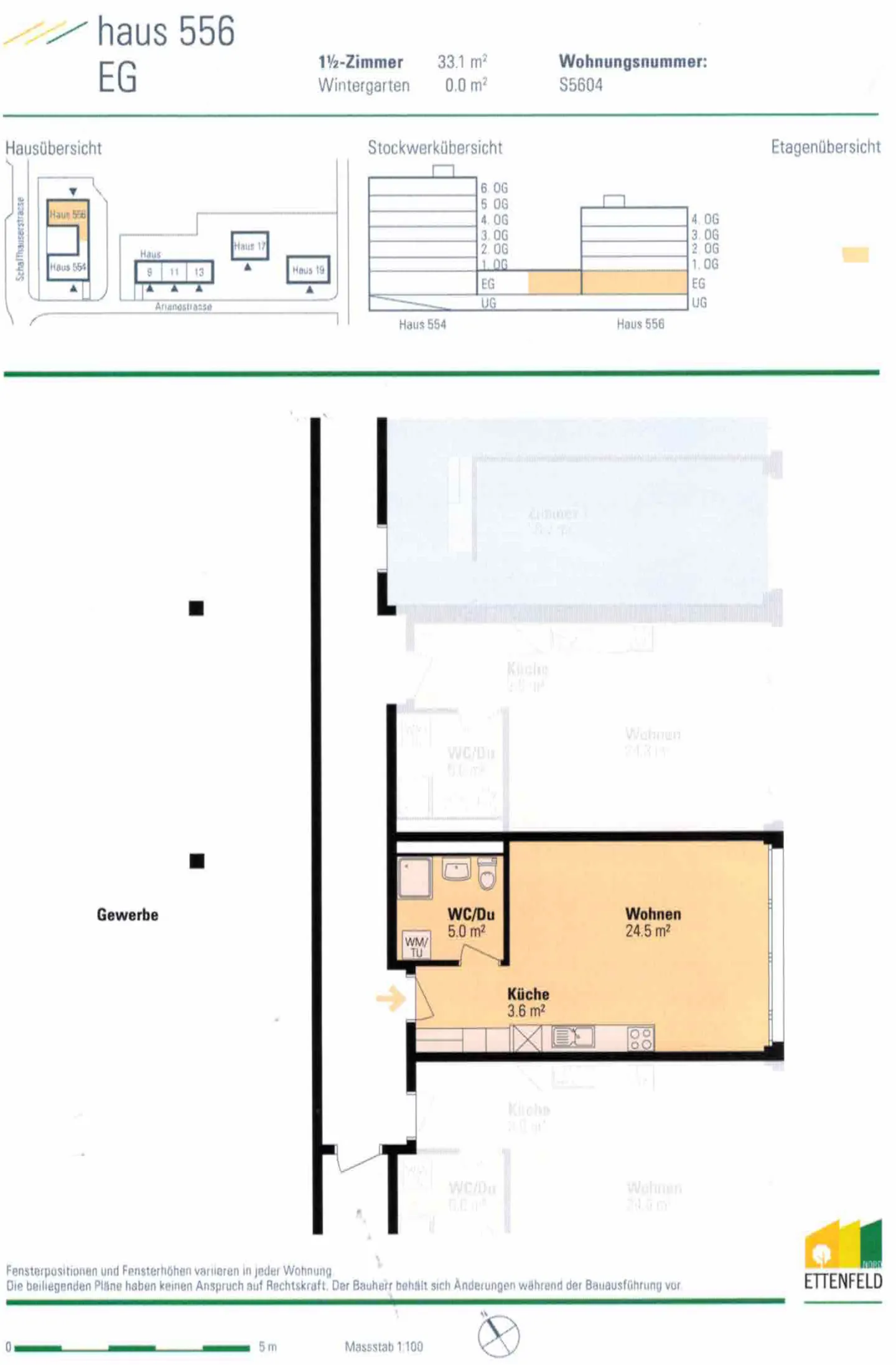Appartement 1.5 pièces : Idéal pour les célibataires en ville - Photo 6 sur 7
