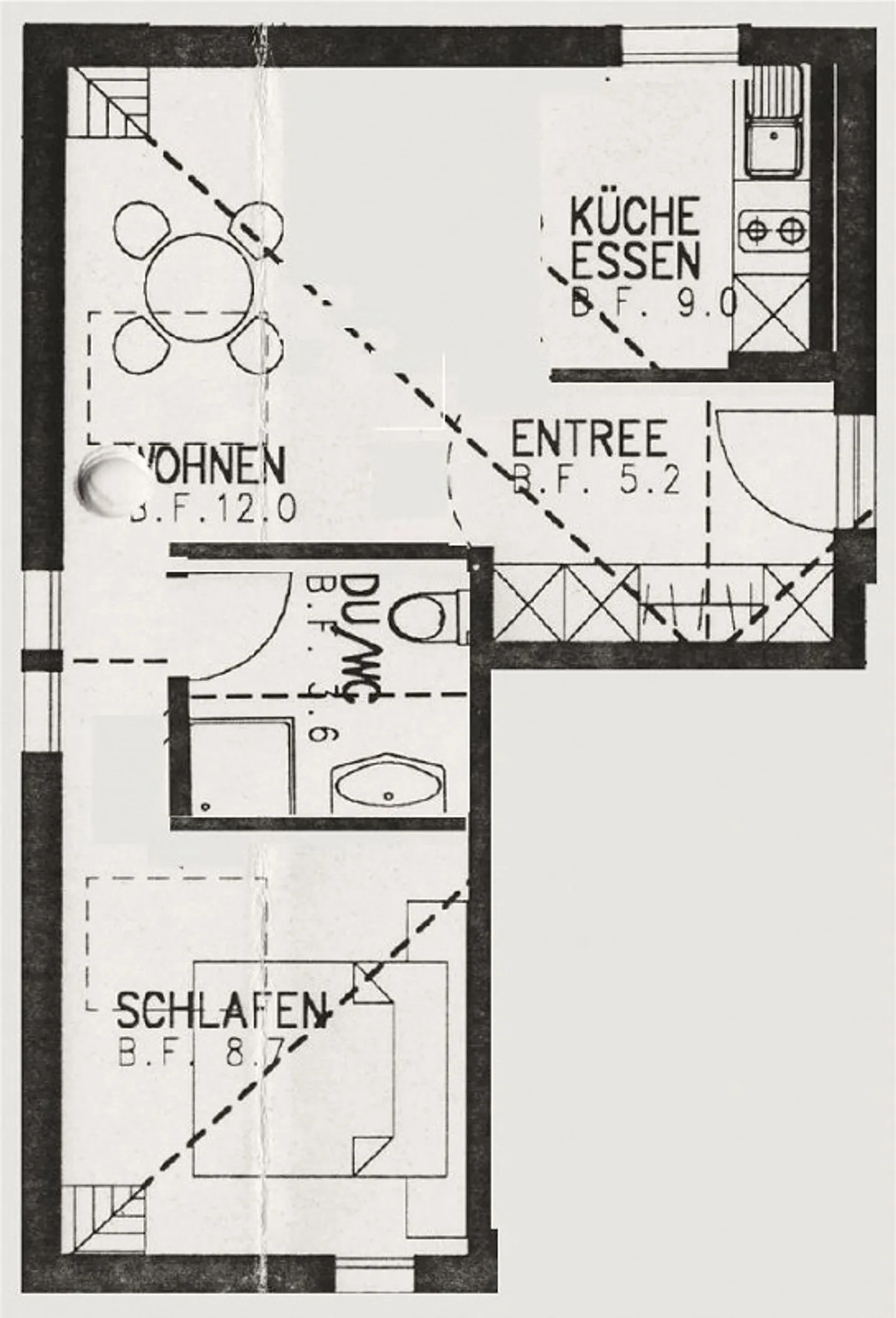 2-room attic apartment in the middle of Einsiedeln. - Photo 5 of 5