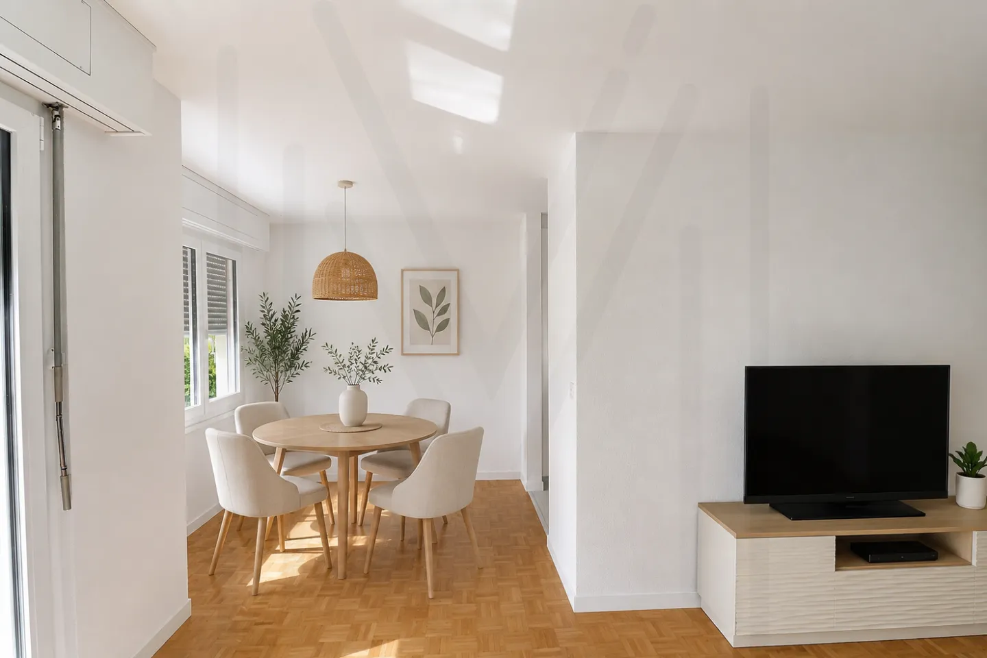 Bright 3.5-room apartment in the heart of the village? Ideal location between Bulle and Fribourg - Photo 2 of 8