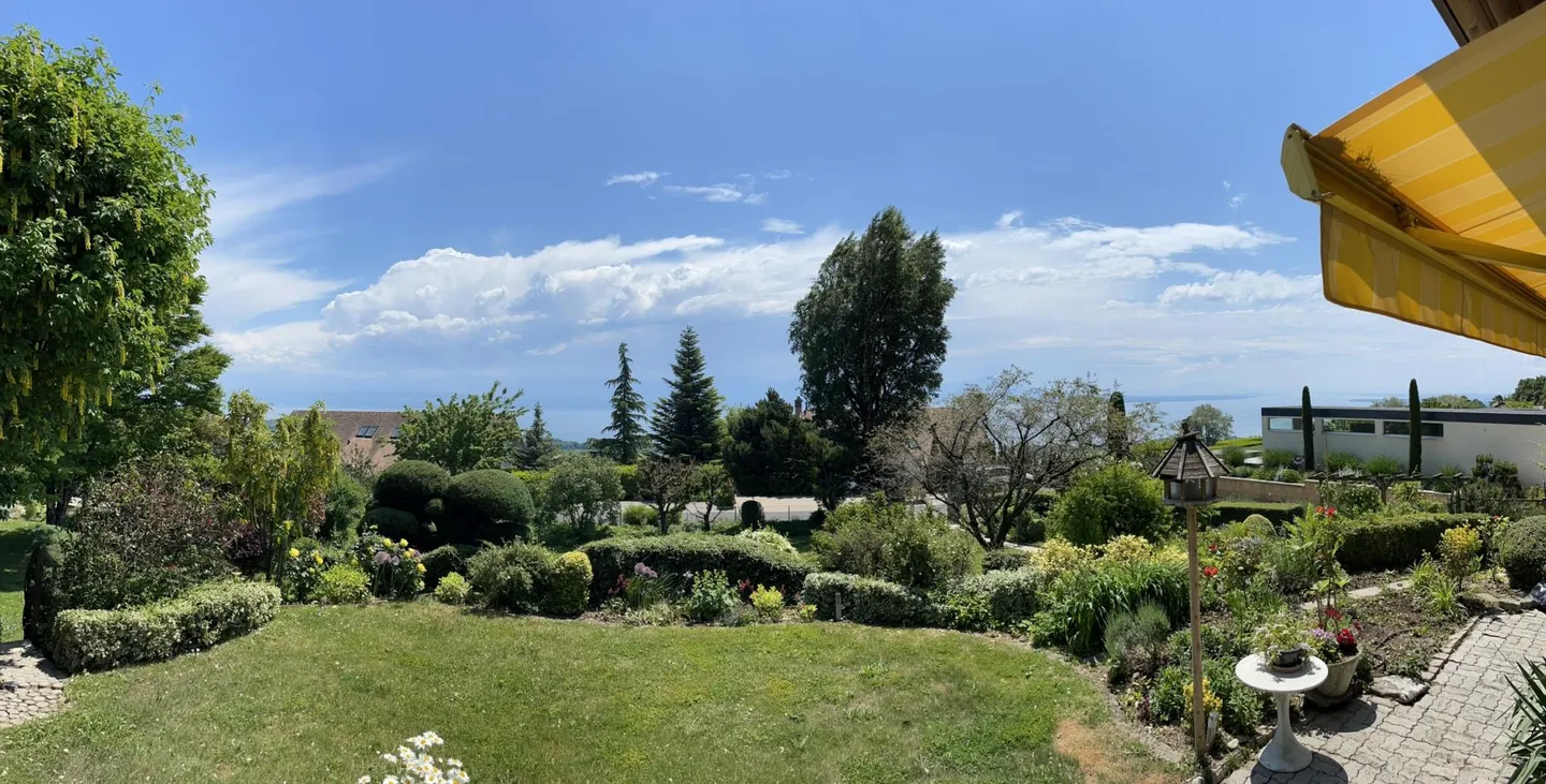 Wunderschöne möblierte Einzelvilla mit herrlichem Blick auf den See in Féchy - Foto 6 von 21