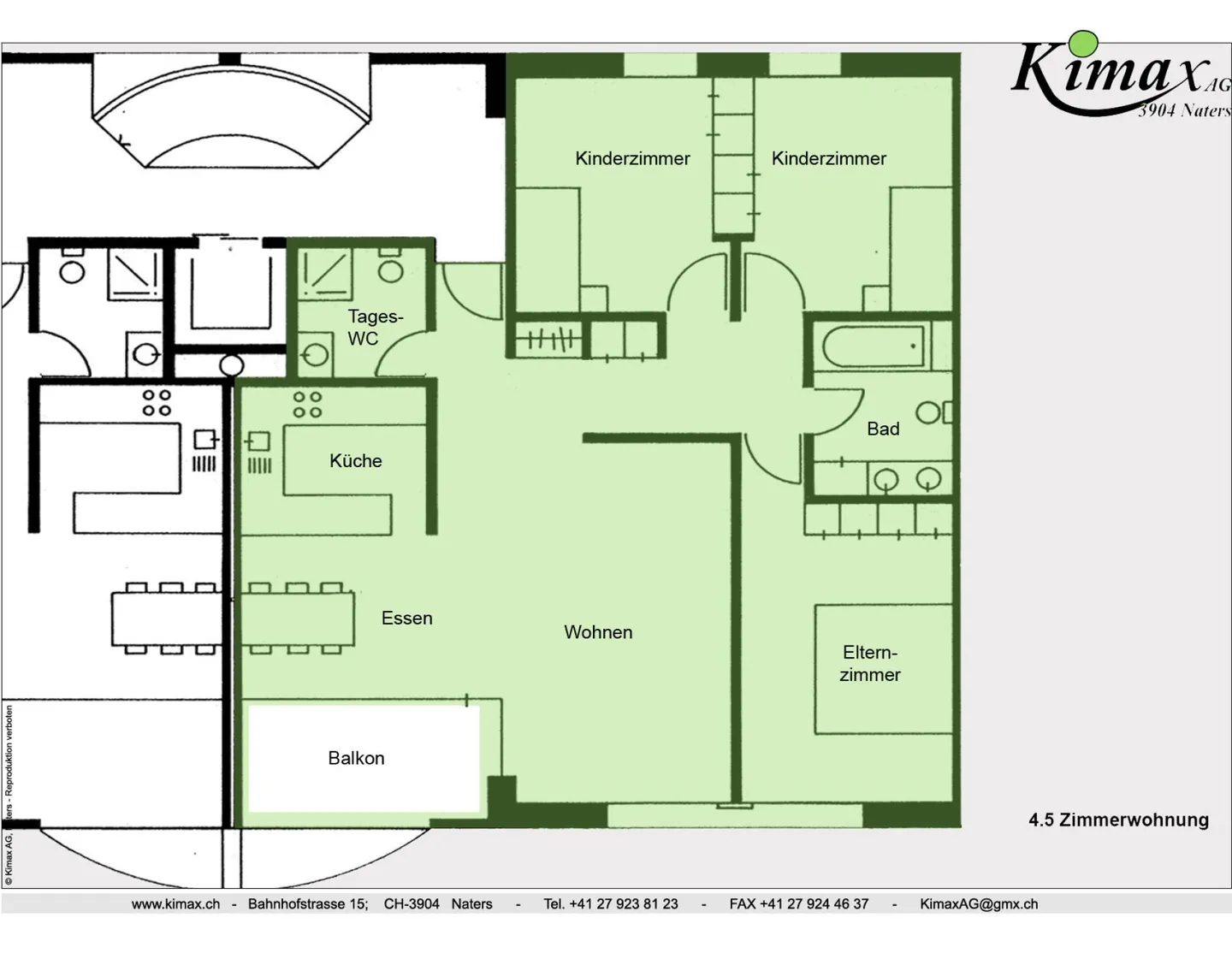 Appartement de location 4.5 pièces - Photo 1 sur 1